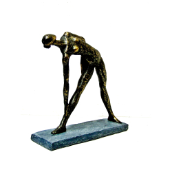 Rzeźba Figurka Kobieta Joga 30x21cm